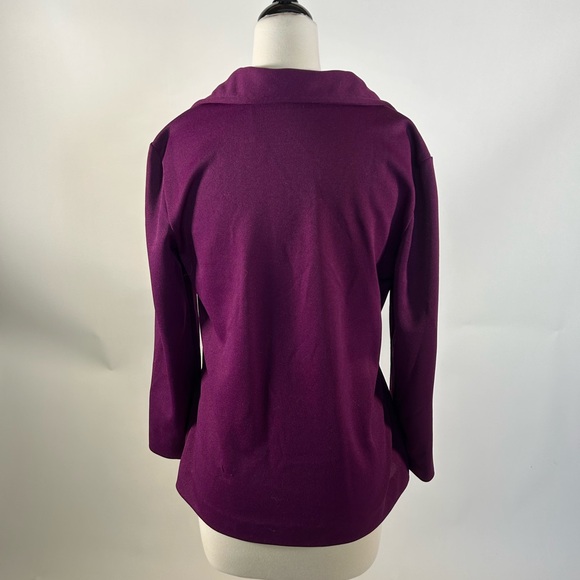 1970s purple leisure suit with dagger collar - Picture 1 of 4